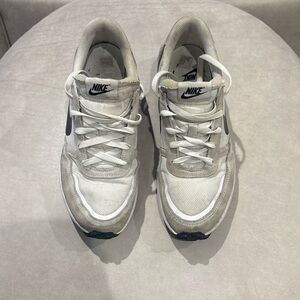 Nike Cream and Black Athletic Shoes